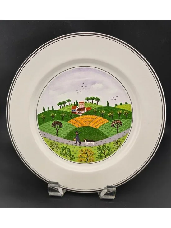 Villeroy & Boch Design Naif Porcelain Salad Plate 8.25