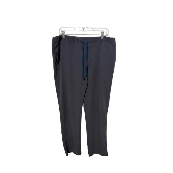 FIGS Scrub Pants Mens Large Gray Technical Collection M23SW2022 Drawstring