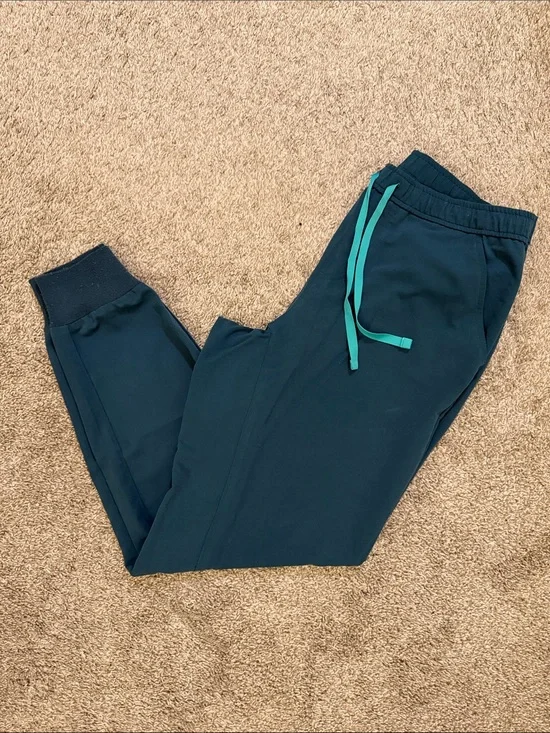 Men’s Figs Teal Drawstring Jogger Pants