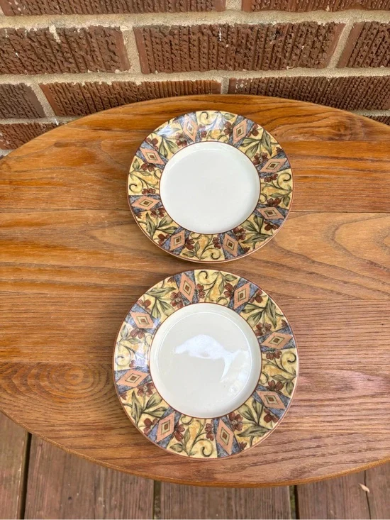 Royal Doulton Everyday Cinnabar Plate bread saucer 6” Set of 2 T. C. 1217