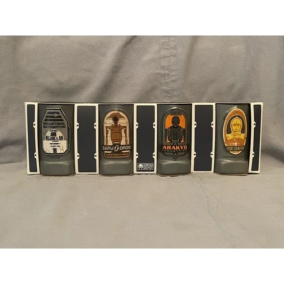 NEW Disney Star Wars Galaxy's Edge Droid Depot Shot Glass‎ Set of 4 - R2D2 C3PO