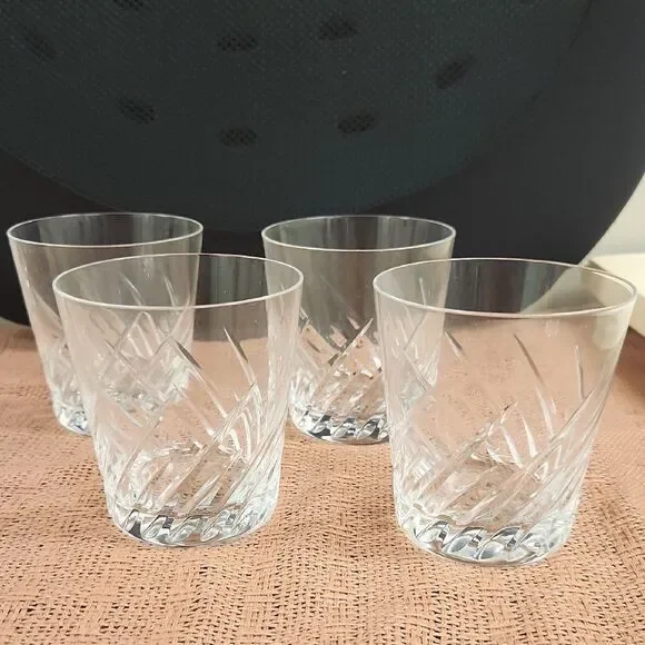 Crystal Clear Tumbler Set of 4 Glasses