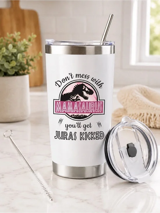 NWT Mamasaurus 20oz Tumbler with Lid