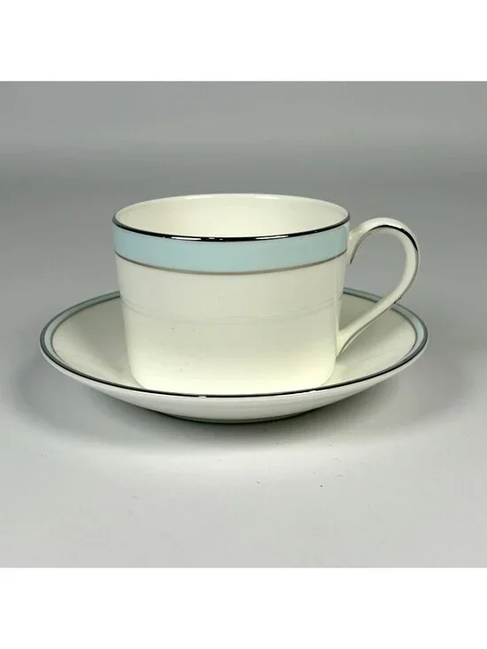 Vera Wang Wedgwood Blue Duchesse Teacup & Saucer