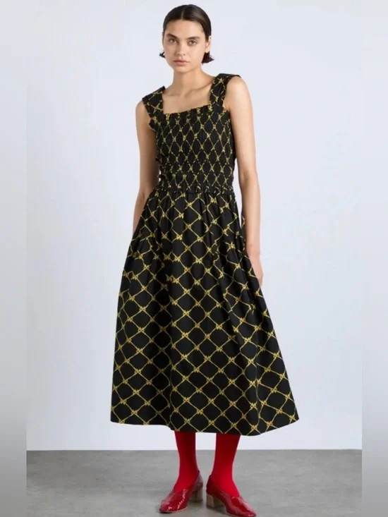 Damson Madder Violet Midi Dress 4