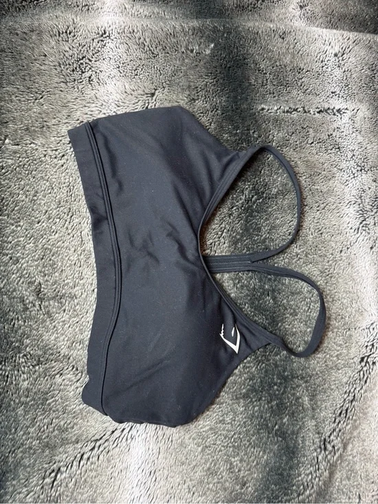 Gymshark Black Low-Impact Sports Bralette