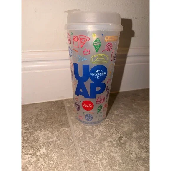 Universal studios Whirley Drink 24 oz cup Universal Volcano Island of Adventure