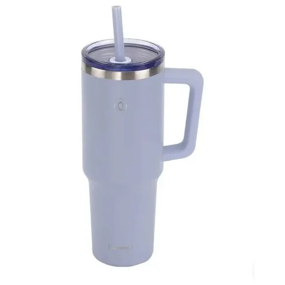 Wavetopia 40oz steel blue canteen tumbler