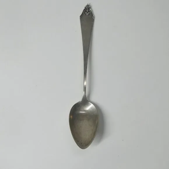 Watson Sterling Silver Spoon w/ Flower Bouquet Design 5.75