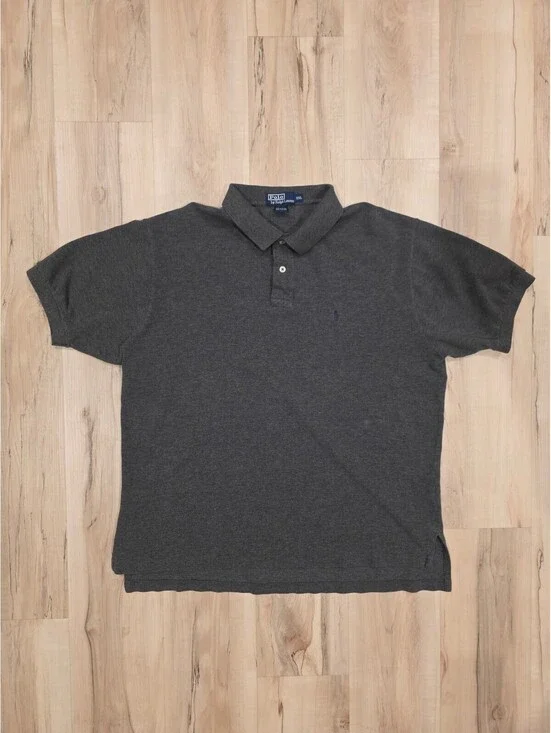 Polo Ralph Lauren Men's Gray Cotton Polo Shirt XXL [COPY]