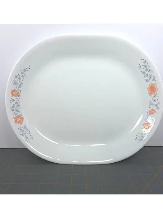 VTG Corelle Livingware Apricot Grove Serving Platter 12.25x10