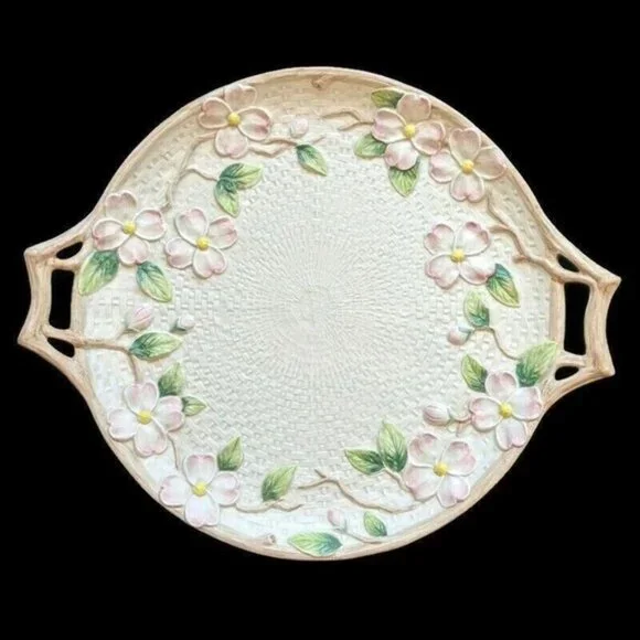 Fitz & Floyd Platter Bluebirds Pattern 14