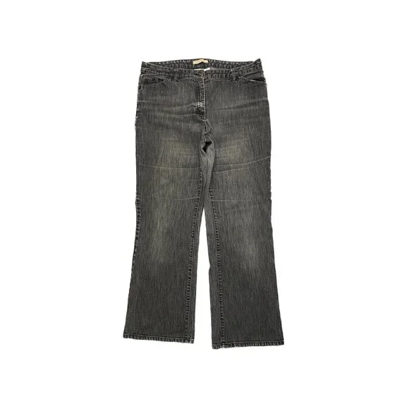 Covington Signature Fit‎ Bootcut Women's size 14 Black Denim Jeans
