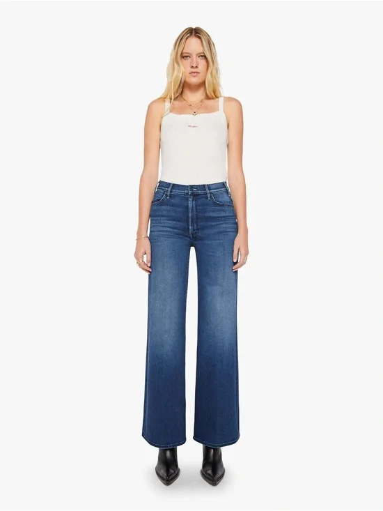New MOTHER The Hustler Roller Sneak Jean - size 25