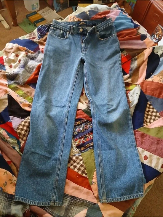 Vintage 90’s Classic Women's Blue Denim Jeans - Casual Straight Leg