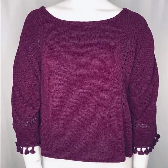Anthropologie Saturday Sunday Cropped Knit Tip M