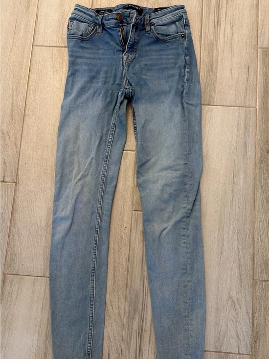 Vigoss Light Blue Skinny Jeans for Women