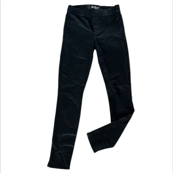 Madewell skinny skinny wax coated pull on jeans size 27