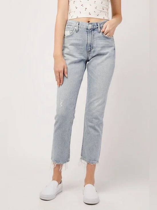 Agolde Cigarette Lo Slung Jean