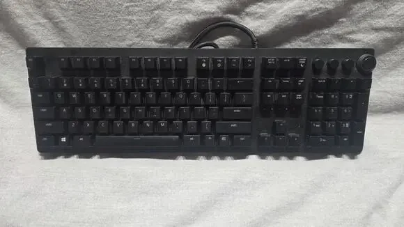 Razer Huntsman Elite Gaming Keyboard, No Wrist Rest, RGB Lit
