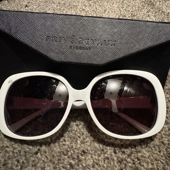 Privé Revaux White Sunglasses