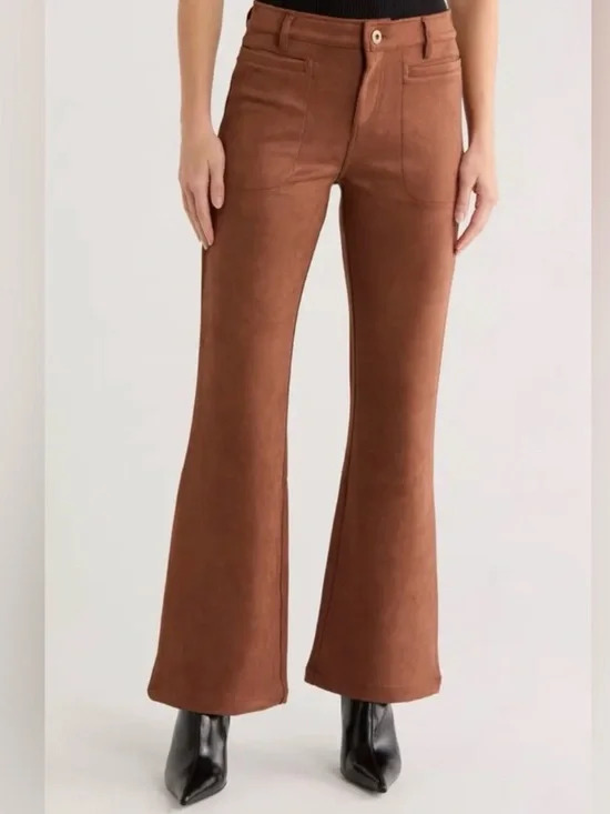 Sanctuary Tan Flare Pants NWT
