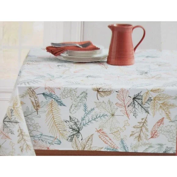 Printed Linen Tablecloth 60