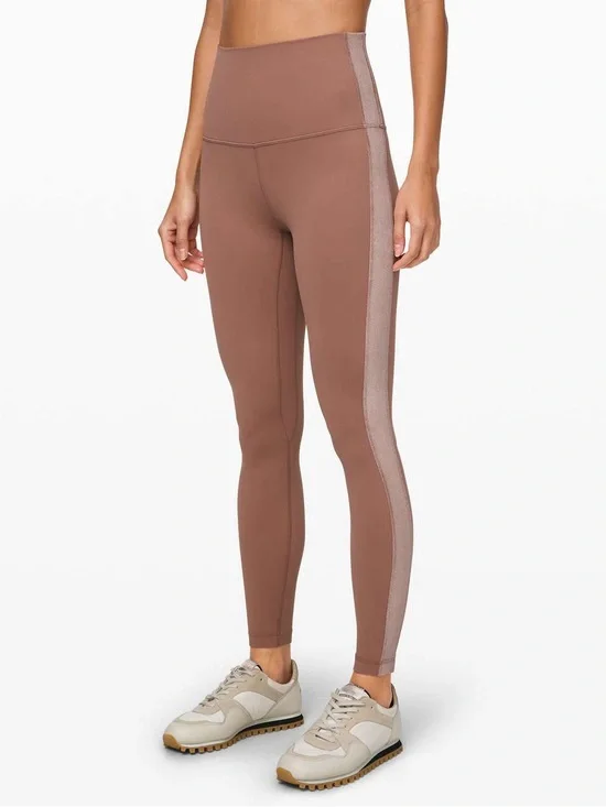Lululemon Align Super High Waist Velvet Leggings in Spanish Oak Size 6