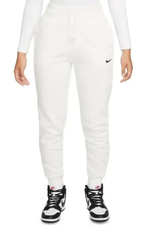 Nike Sportswear Phoenix Fleece Sail Jogger Sweatpants Womens Sz L (TALL)