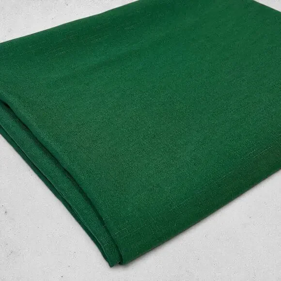 Oblong Tablecloth 60x101 Hunter Green Oval Polyester Blend Event Dining Festive