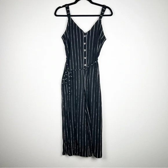 Exhilaration Striped Jumpsuit Sz‎ XS
