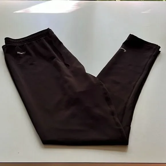 Nike FIT Dry Black Poly/Spandex Pants Large