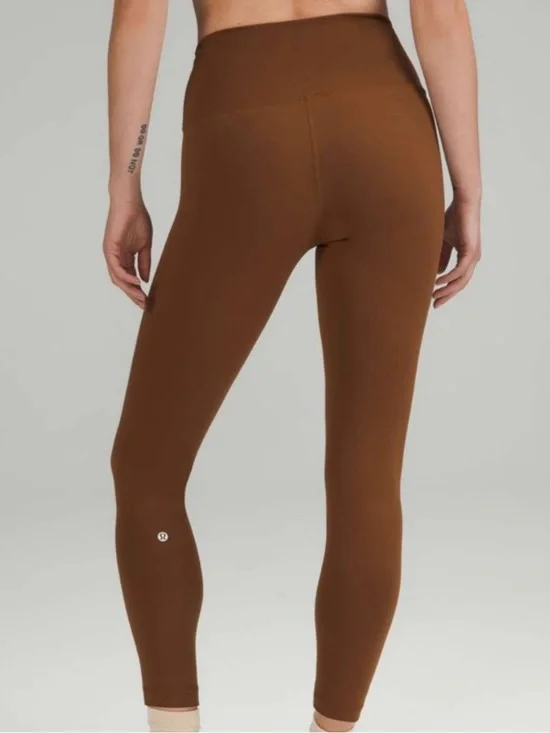 Lululemon Wunder Train Leggings in Roasted Brown