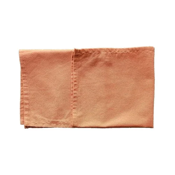 Set of 2 Linen Dinner Napkins Orange 14