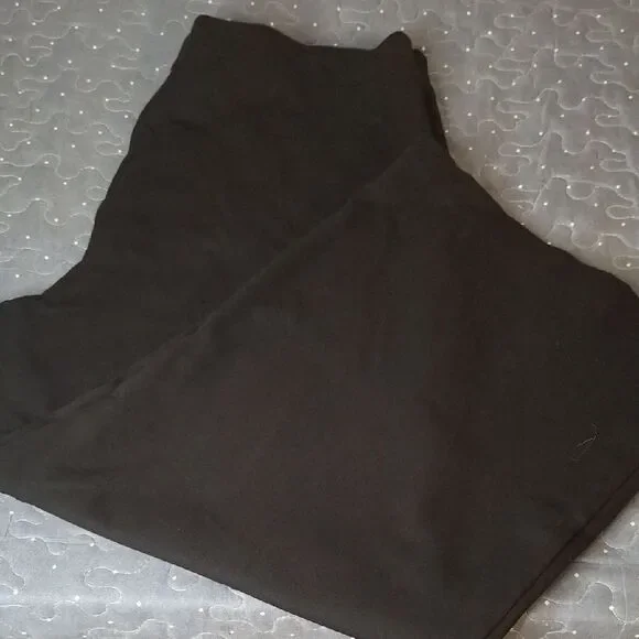 CeCe Classic Black cropped wide leg Pants size XL