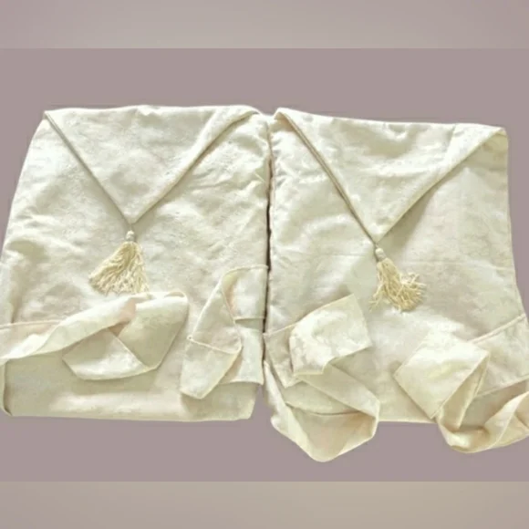 New Set Of 2 Damask Chair Covers.