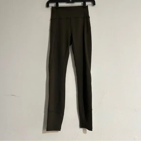 Lululemon In Movement 7/8 Tight Leggings Everlux 25