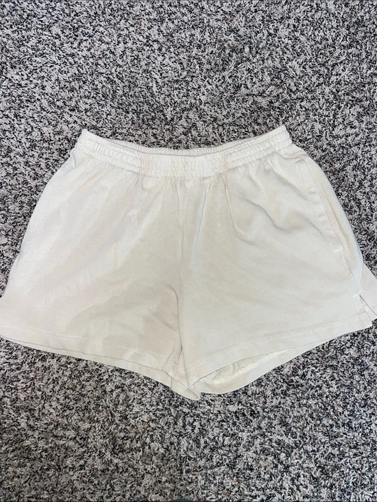 Casual Cotton Pull On Elastic Waist Lounge Shorts Light Tan Wild Fable XS NWOT