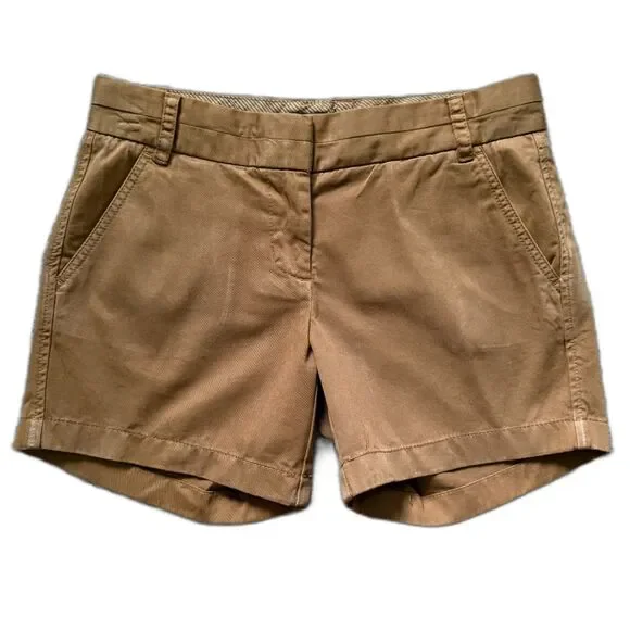 J. Crew Tan Cotton Casual Shorts