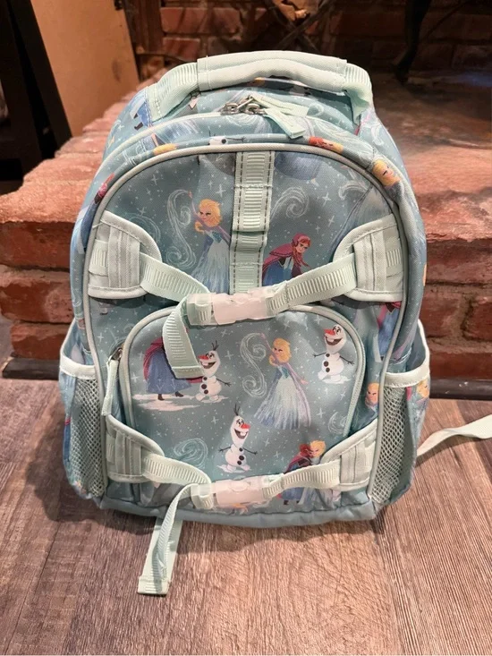 Girls Light Blue Frozen Kids Backpack
