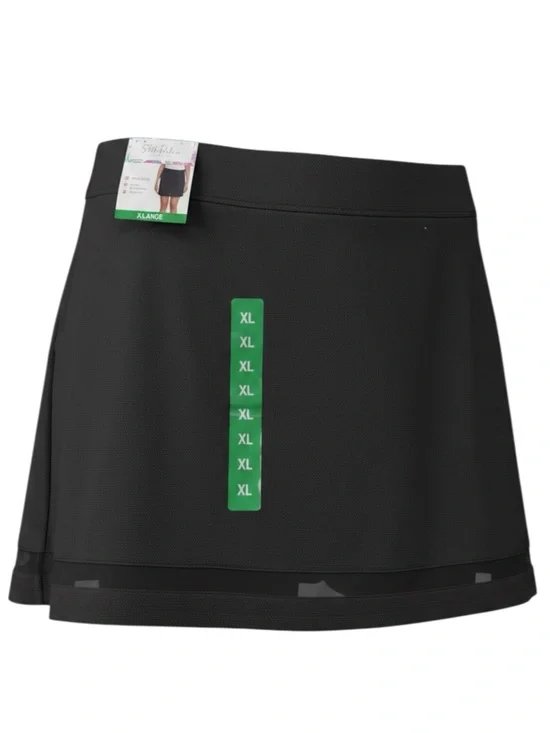 NWT Stella Parker Black UPF 50+ Comfort Stretch Golf Skort Plus Size XL