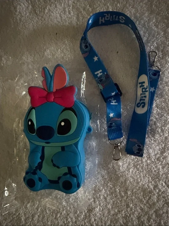Lady Stitch Lanyard with Small purse.