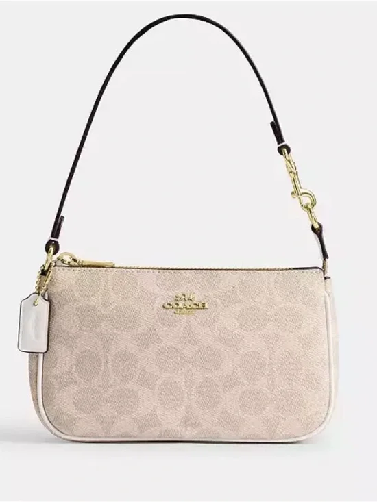 Coach Nolita 19 Mini Shoulder Bag in Neutral Beige