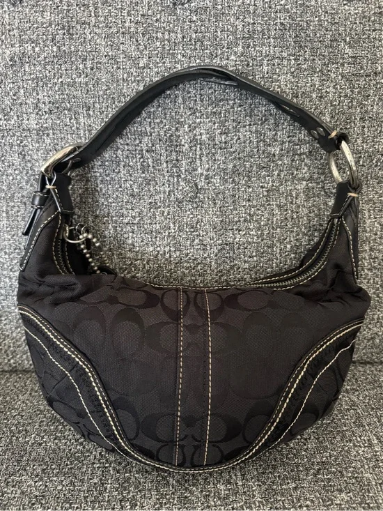 Vintage  Coach Soho Signature Jacquard Hobo bag.
