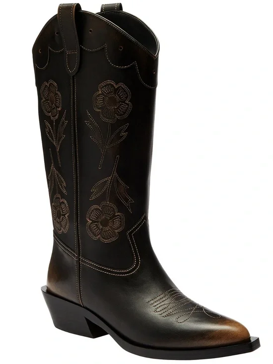 Coach Women's Aria Cowboy Slip-On Tall Boots