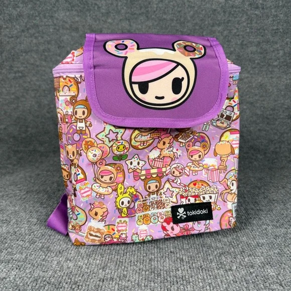 Tokidoki Sweetshop Mini Backpack Pink Adjustable‎ Straps Bag Purse Kawaii