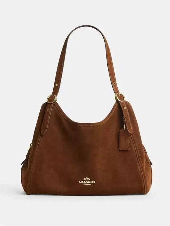 Coach Erin Shoulder Bag Gold/Warm Brown NWT
