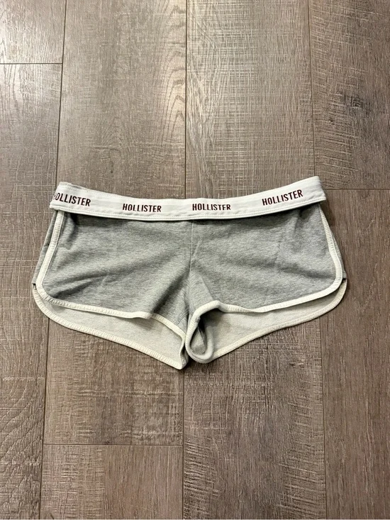 Hollister vintage y2k Women's Gray cotton micro mini Lounge Shorts