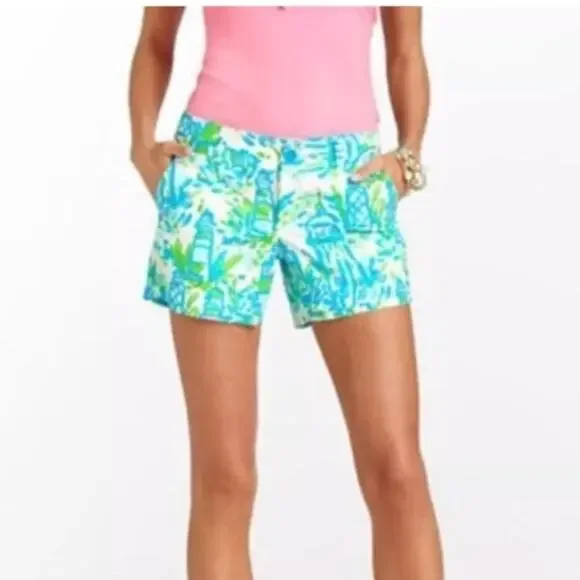 Lilly Pulitzer Callahan Shorts in High Beam 00