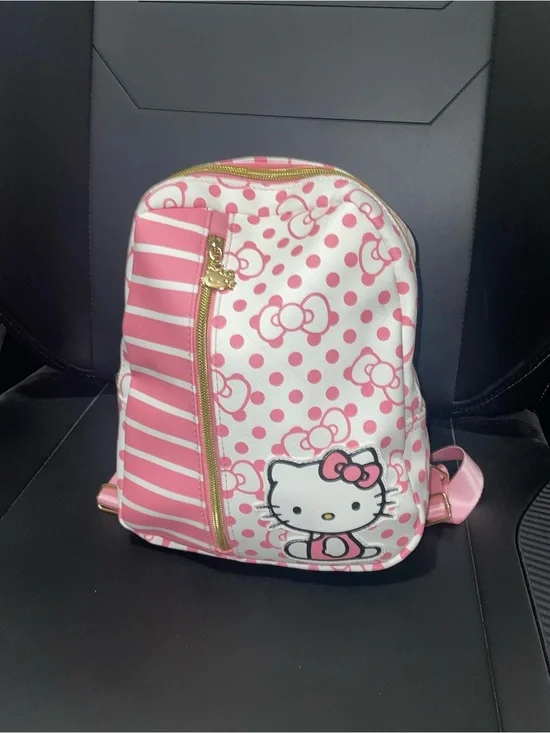 Hello Kitty Pink Polka Dot little girls Backpack